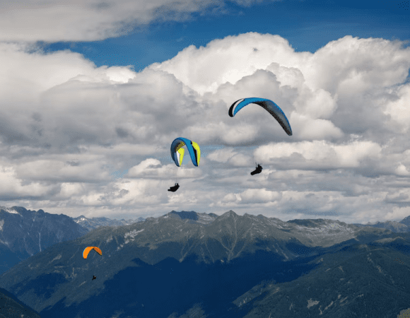 Paragliding In Pokhara, Nepal